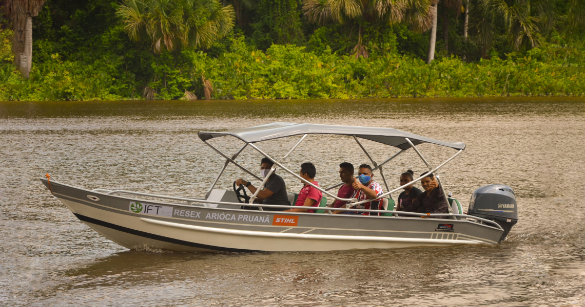 Reserva Extrativista Arióca Pruanã recebeu diversos equipamentos STIHL